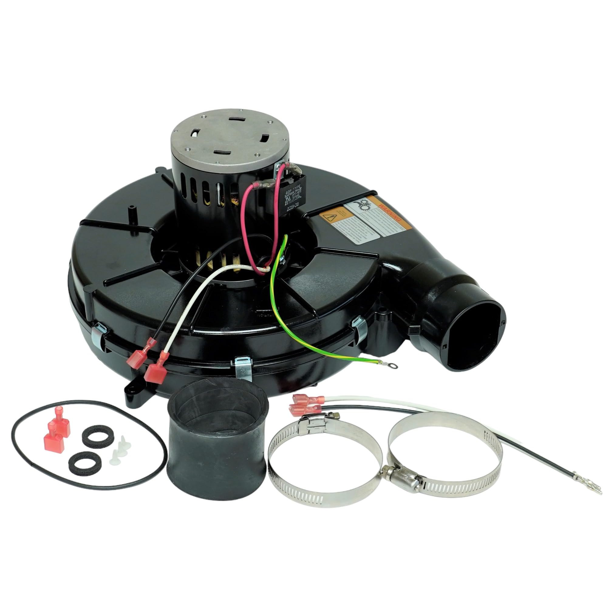 NBK draft inducer 12463 front view for ICP units showcases compact, install friendly design