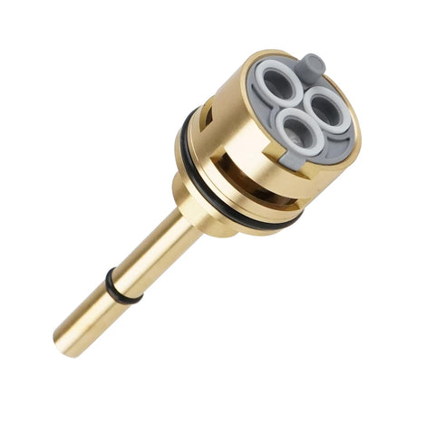 NBPLUS RP51919 diverter cartridge close-up in brass shows precise engineering for durable performance.