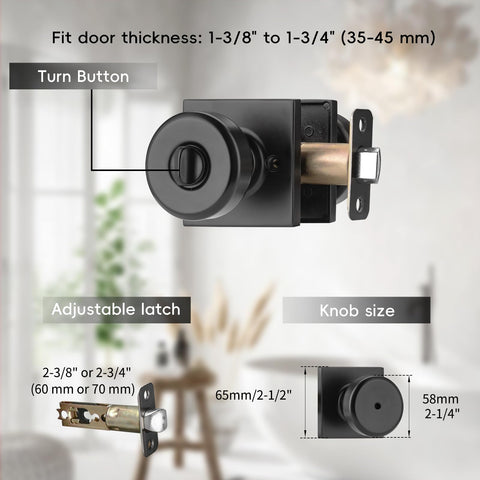 NCSEN backset adjustable knob for 238-274 backsets.