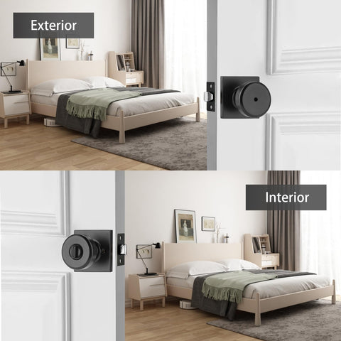 NCSEN Pismo privacy lock suitable for bathroom or bedroom doors.