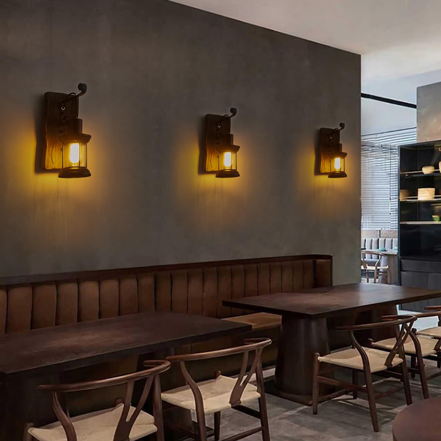 NDDSWM farmhouse-style lighting is great for entryways, kitchens, and porches.