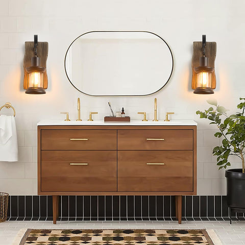 NDDSWM wall sconce with clear glass detail highlights vintage charm and soft illumination.