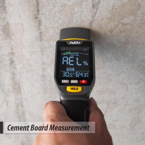 NDI hardwood mode checks moisture in hardwood materials