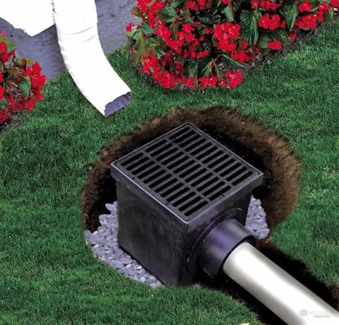 NDS 900BKITRTL1PK black finish blends with landscape and stays durable.