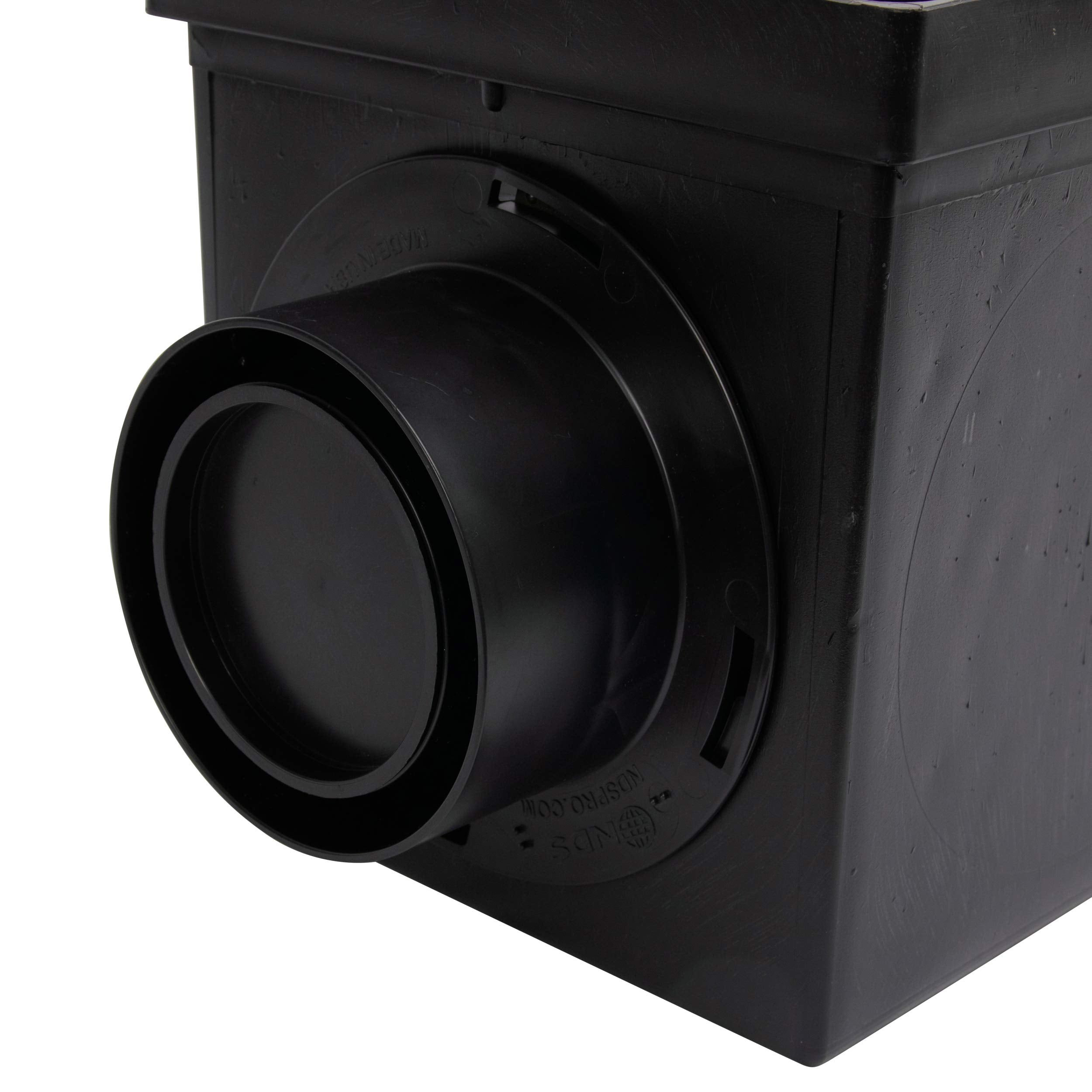 NDS UV-inhibited polypropylene basin withstands outdoor sun exposure.
