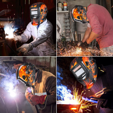 NDUUN welding helmet lightweight headgear reduces fatigue on long jobs