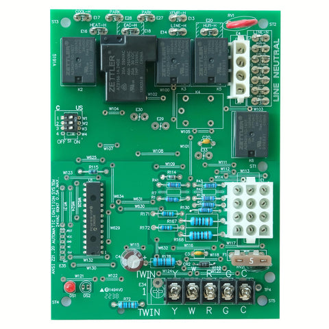 NEALMART 50A55-474 board front view for easy direct replacement in older furnaces.