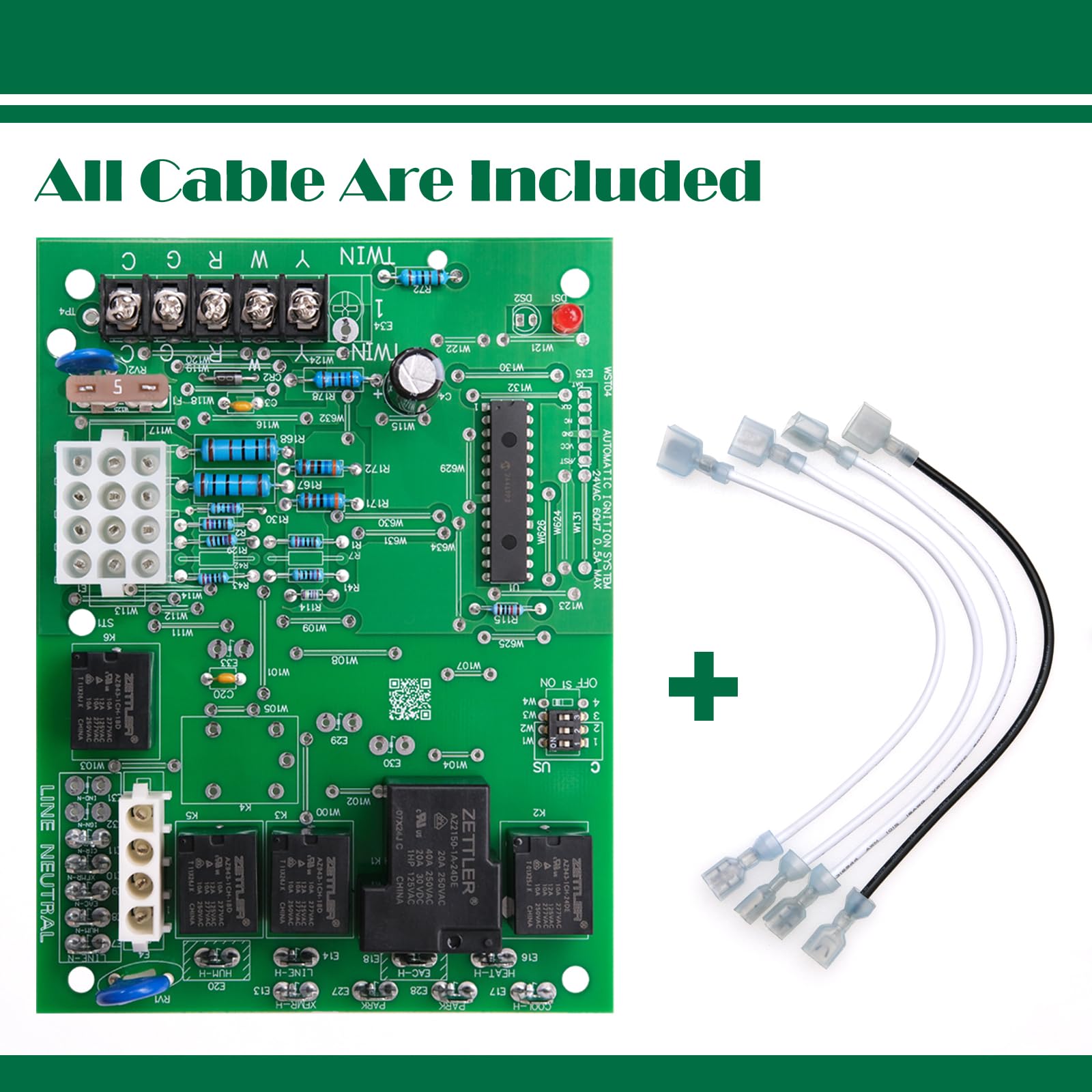 NEALMART 50A55-474 PCB close-up highlights wiring clarity for precise installation.