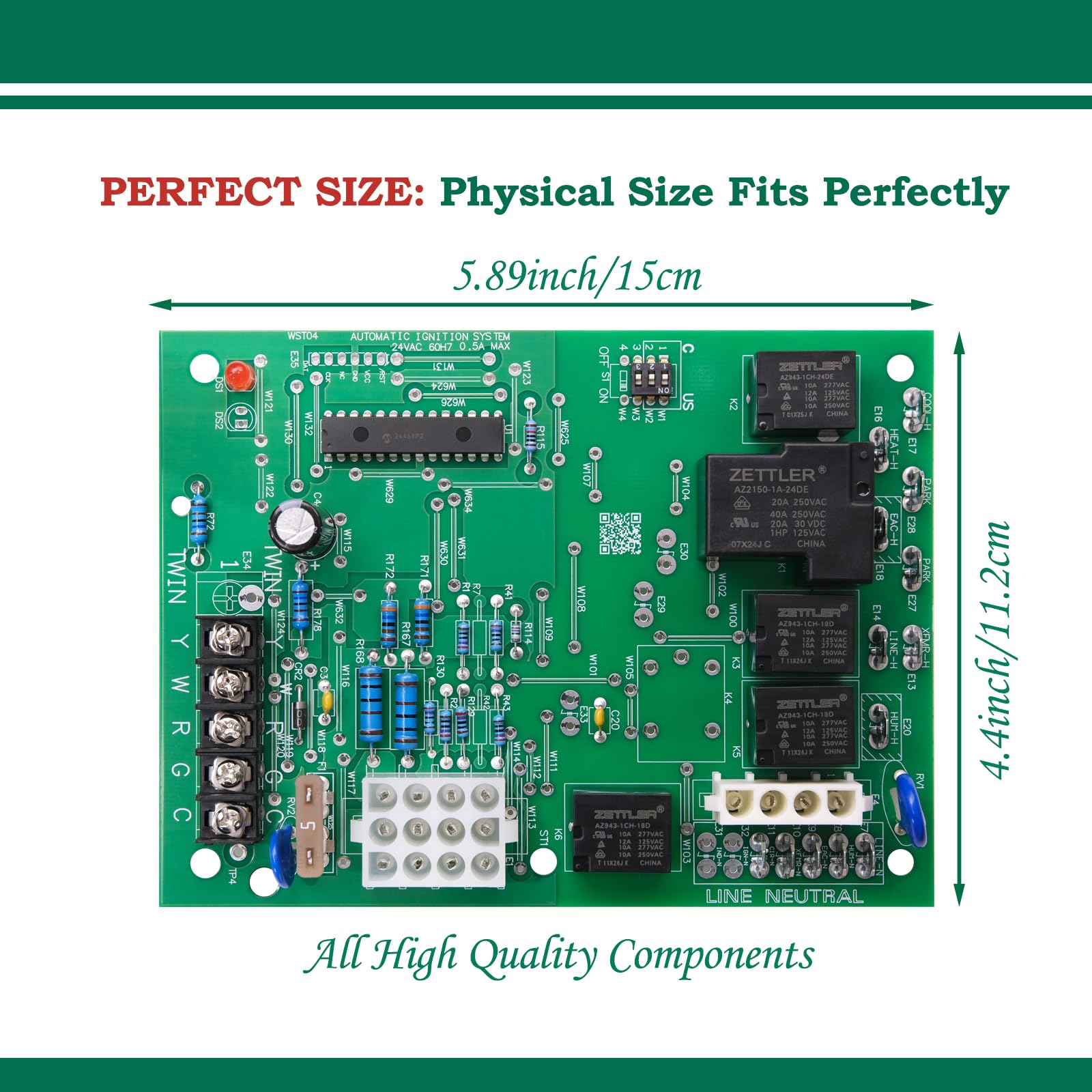NEALMART 50A55-474 wiring ports image helps correct terminal connections during setup.