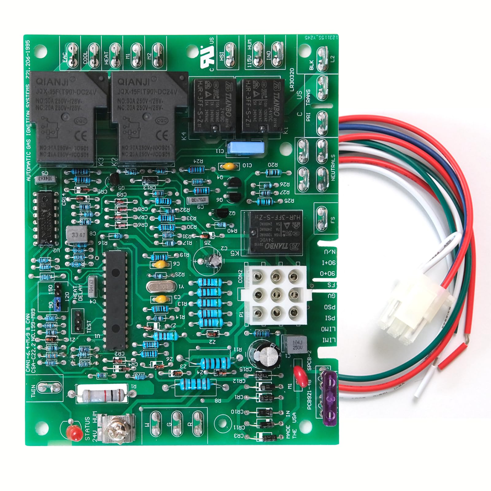 NEALMART B18099-13 Goodman board front view demonstrates compatibility and reliable furnace operation.