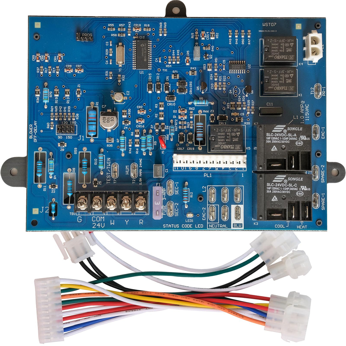 NEALMART ICM282B furnace board with LED diagnostics for quick troubleshooting.