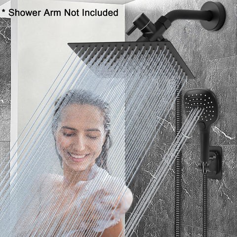 NearMoon rainfall head features 126 silicone nozzles for consistent water flow