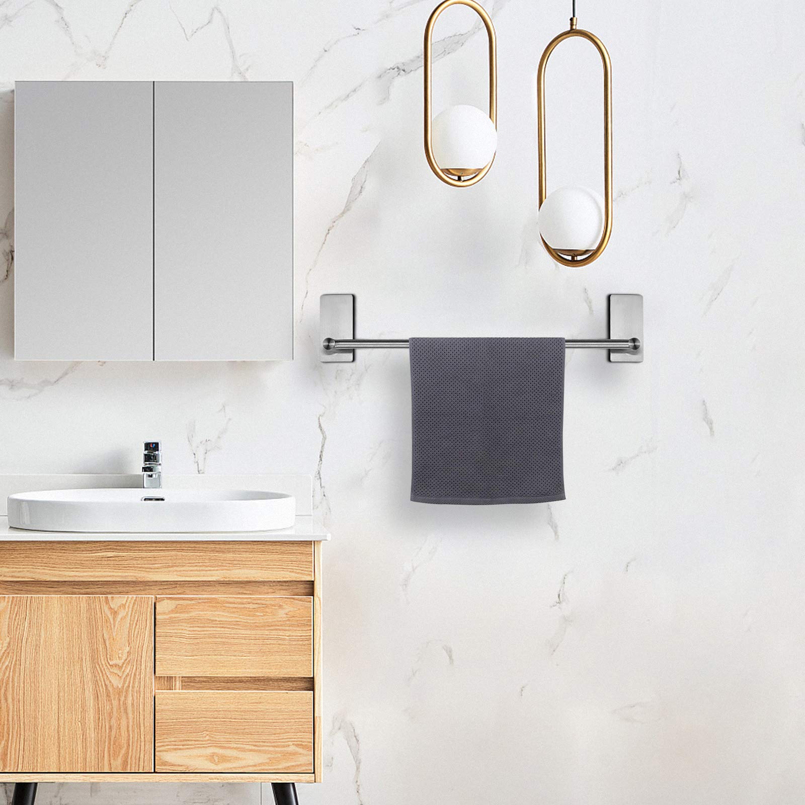 NearMoon 24-inch towel bar offers extra hanging space