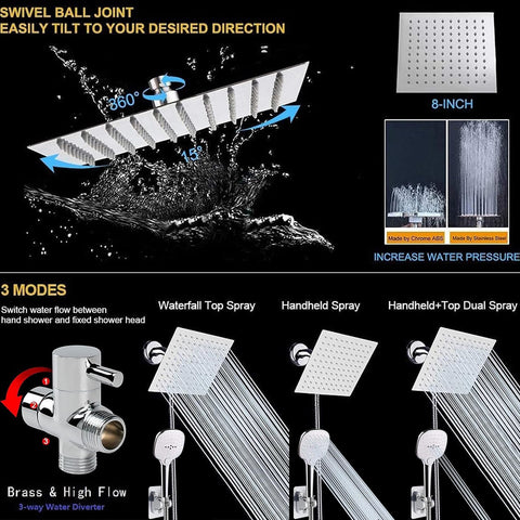 NearMoon 360 swivel ball ensures leak-proof angle adjustments