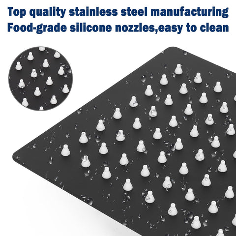 NearMoon air-in technology boosts spray power while conserving water.