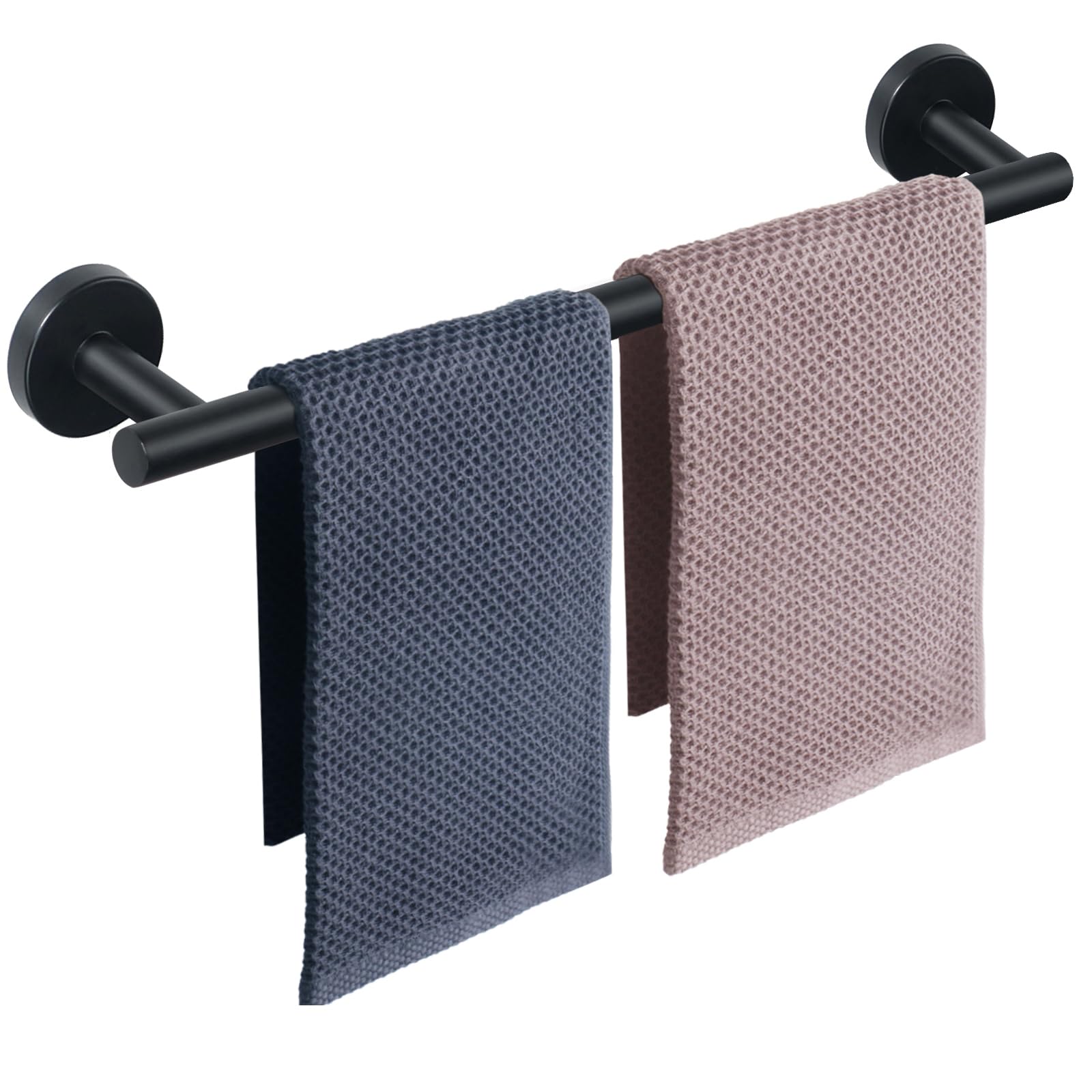 NearMoon bath towel bar 24inch front view highlighting rustproof stainless steel for bathrooms