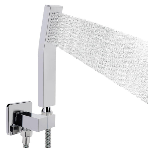 NearMoon brass handheld shower head with durable brass body and ergonomic grip for daily use.