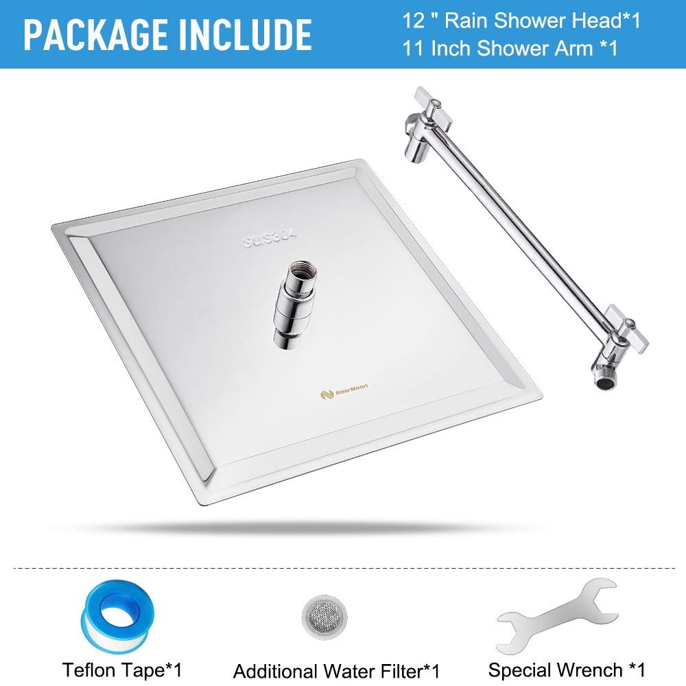 NearMoon chrome finish adds modern shine and corrosion resistance for longevity