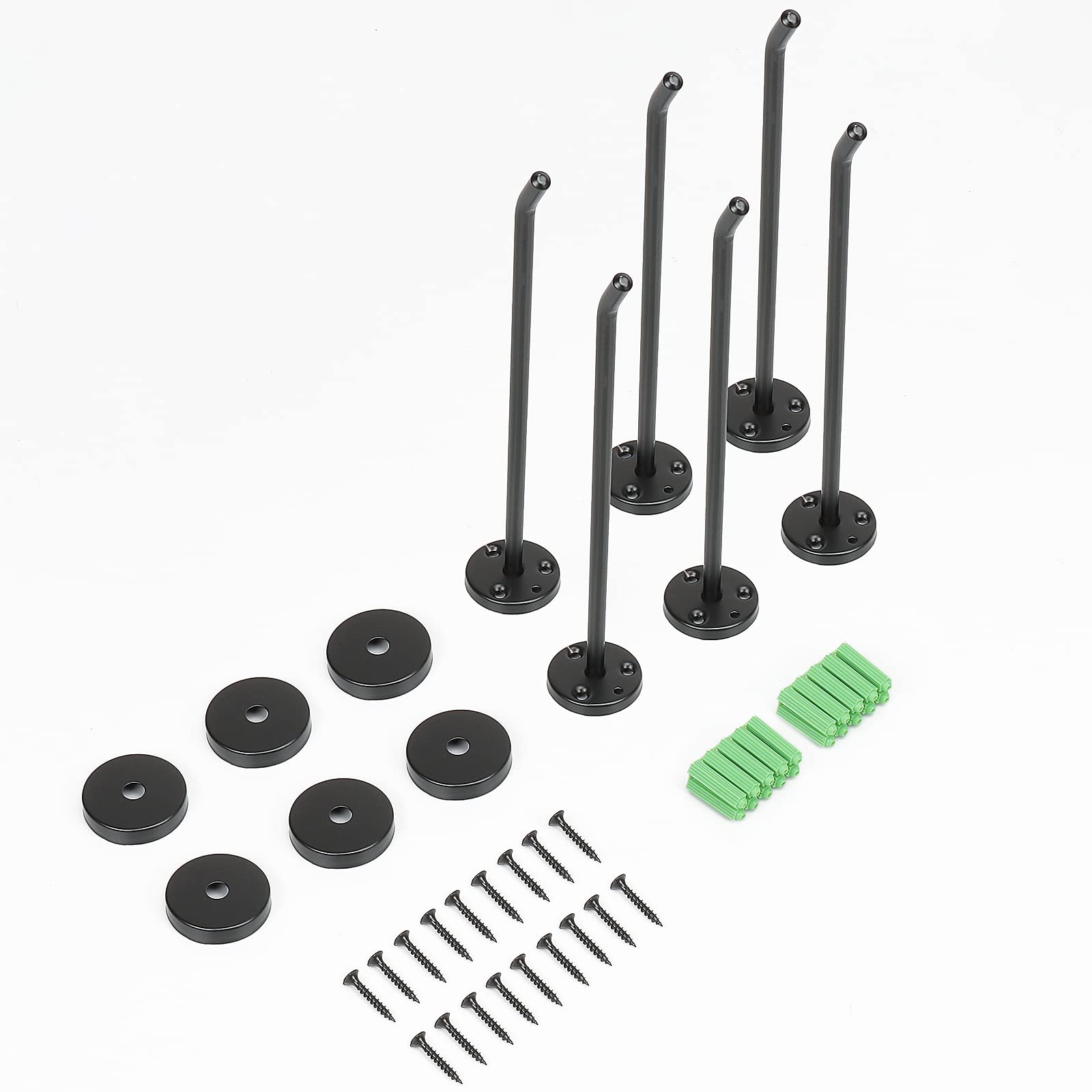 NearMoon hooks shown in bathroom and kitchen setups for versatile use.