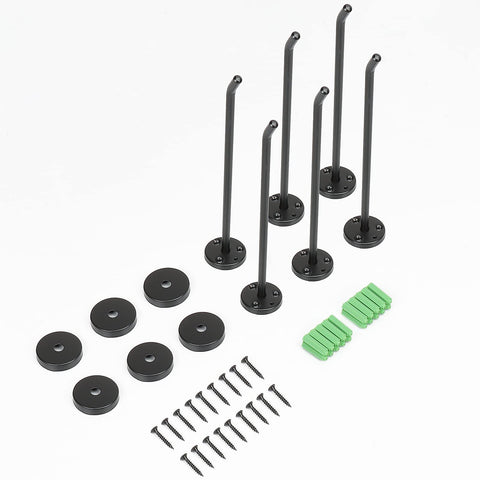 NearMoon hooks shown in bathroom and kitchen setups for versatile use.