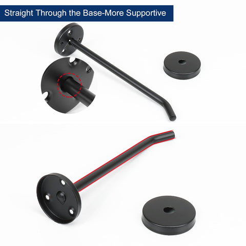 NearMoon coat hooks raised tail prevents items from slipping off.
