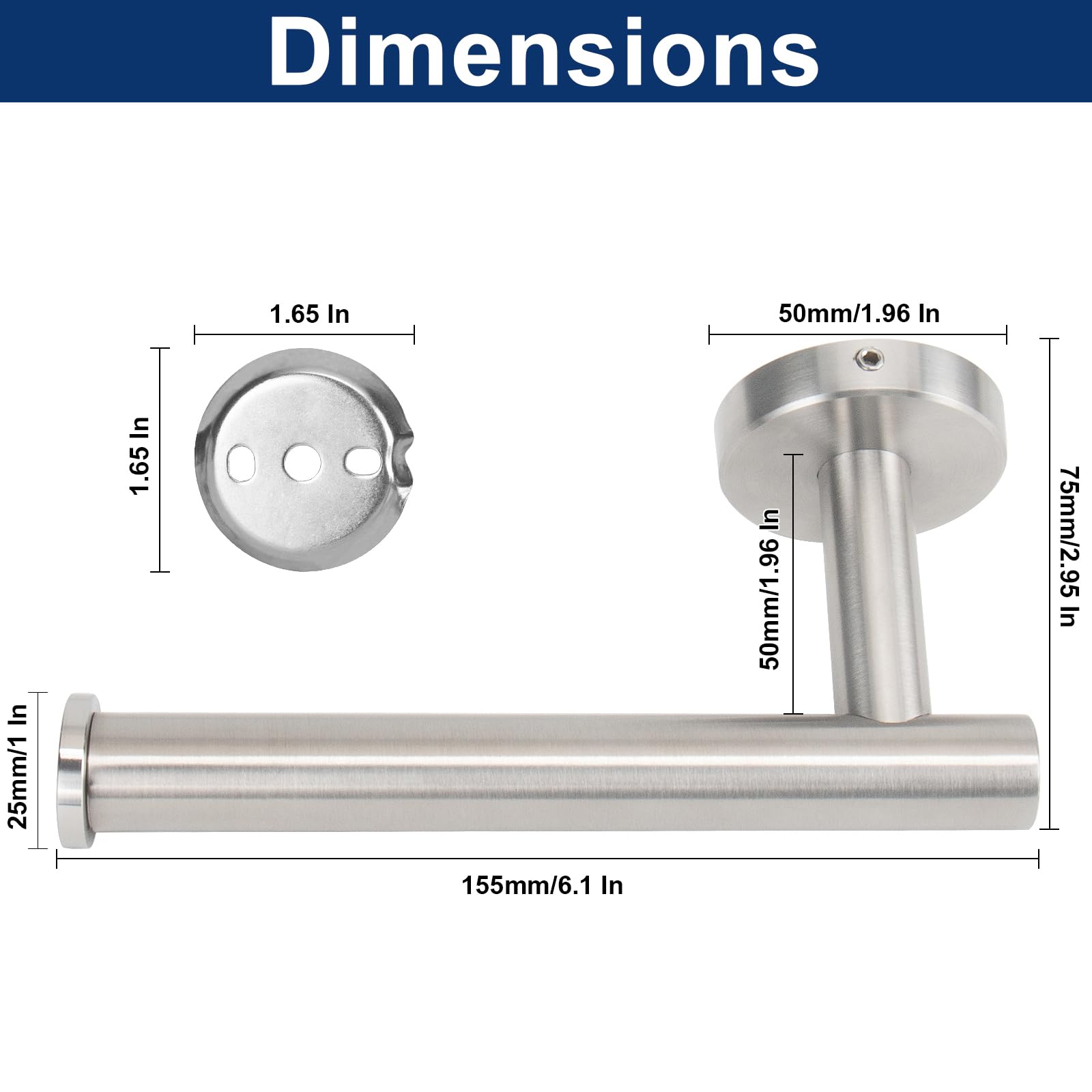 NearMoon easy installation with included screws and manual