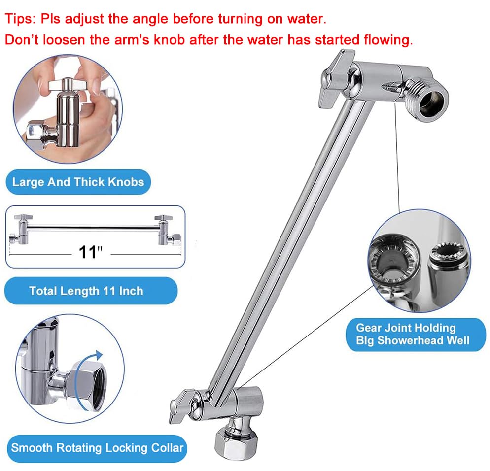 NearMoon extension arm 11-inch adjustable for customizable height and angle