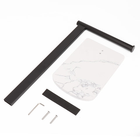 NearMoon free-standing towel bar fits bathroom or kitchen counters for convenience.