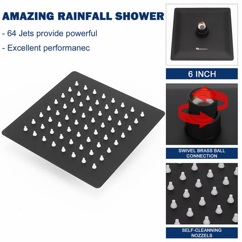 NearMoon high-flow stainless steel construction ensures strong spray even at lower pressure.