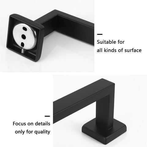 NearMoon invisible screw design blends with matte black base.
