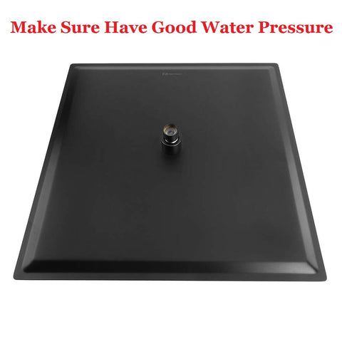 NearMoon matte black finish enhances any bathroom decor