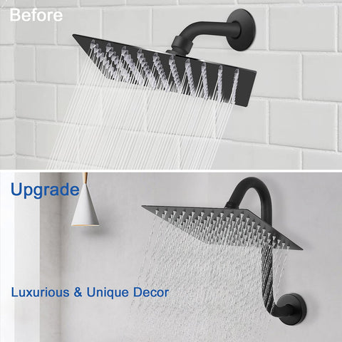 NearMoon matte black design complements contemporary bathroom decor