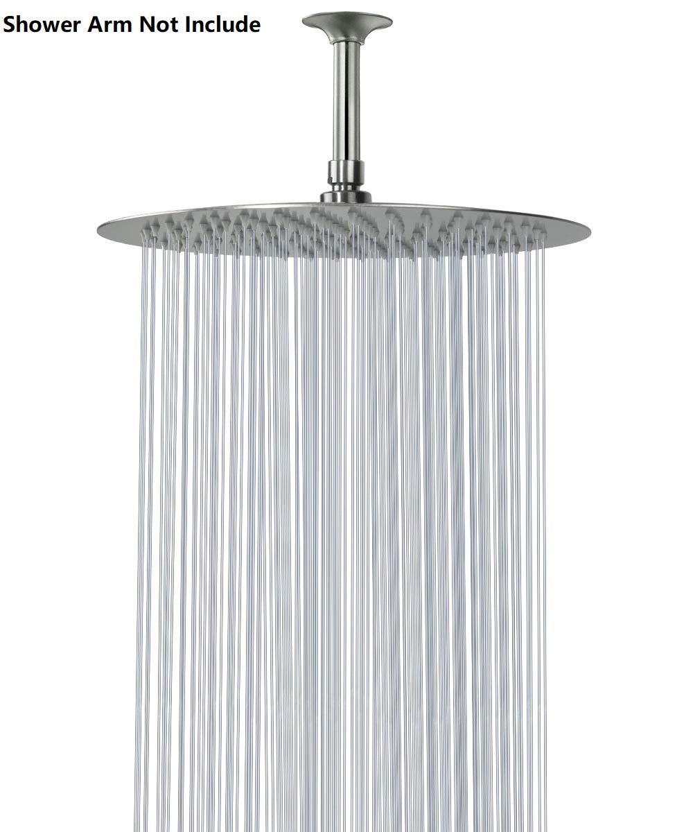 NearMoon brushed nickel finish blends with most bathroom styles for a cohesive look.