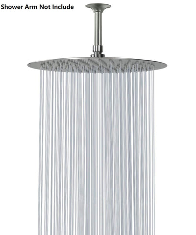 NearMoon brushed nickel finish blends with most bathroom styles for a cohesive look.