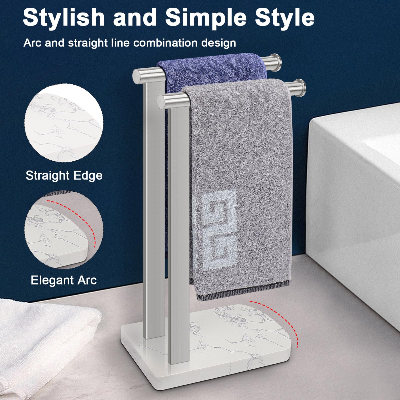 NearMoon non-slip pads keep the base steady