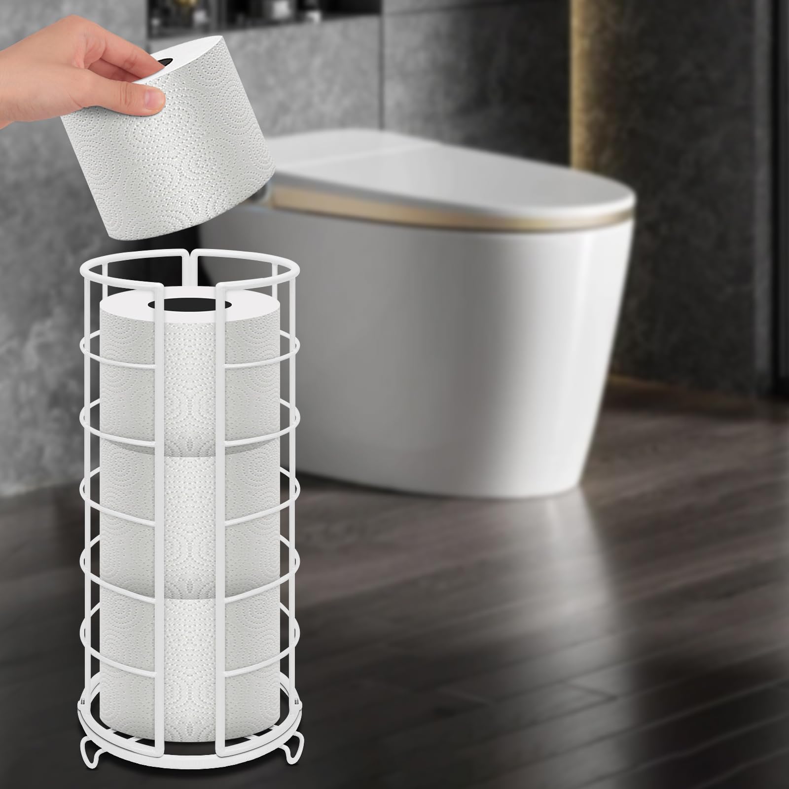 NearMoon open-top design enables easy roll replacement