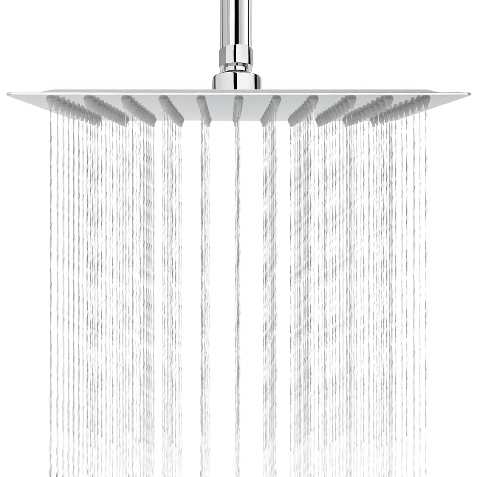 NearMoon 10-inch chrome rain shower head for immersive rainfall