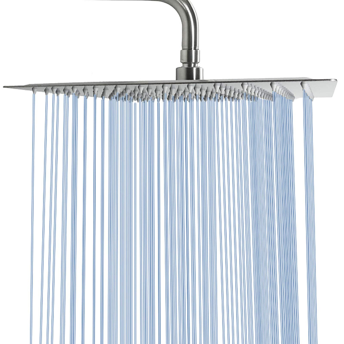 NearMoon rain shower head 16x16 inch brushed nickel provides immersive coverage