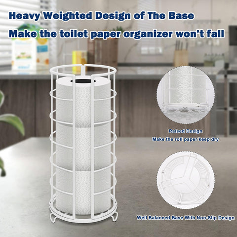 NearMoon rustproof iron material ensures durable bathroom storage