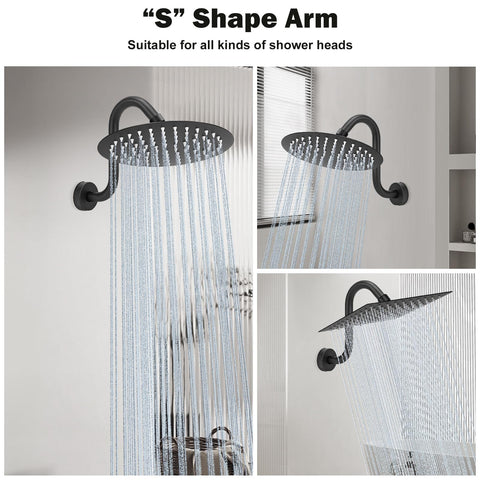 NearMoon S-shaped design adds modern bathroom decor.