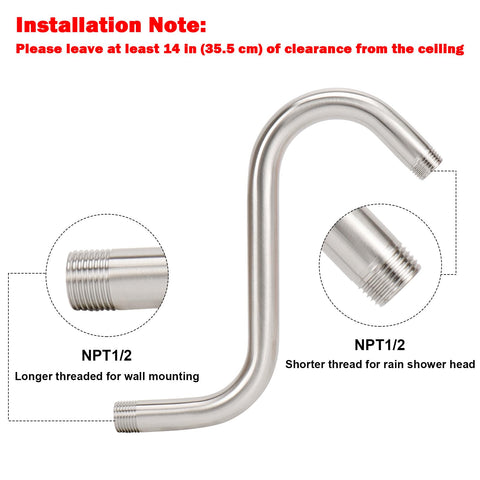 NearMoon 1/2-inch NPT connection compatibility for standard plumbing.