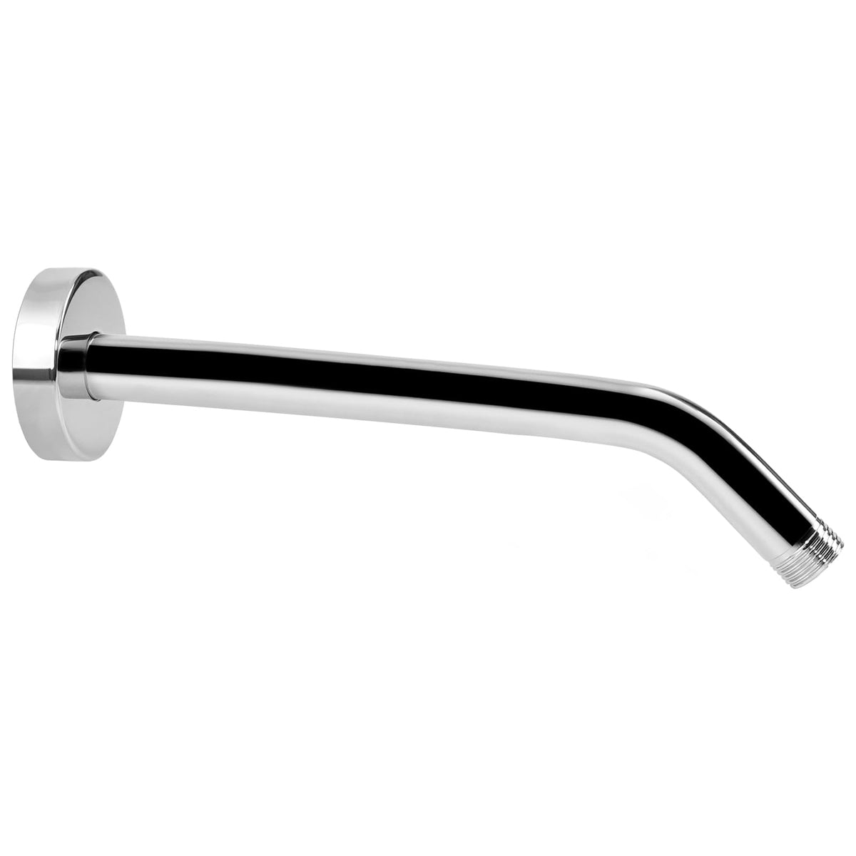 NearMoon shower arm flange 12in chrome showing durable rust-resistant extension