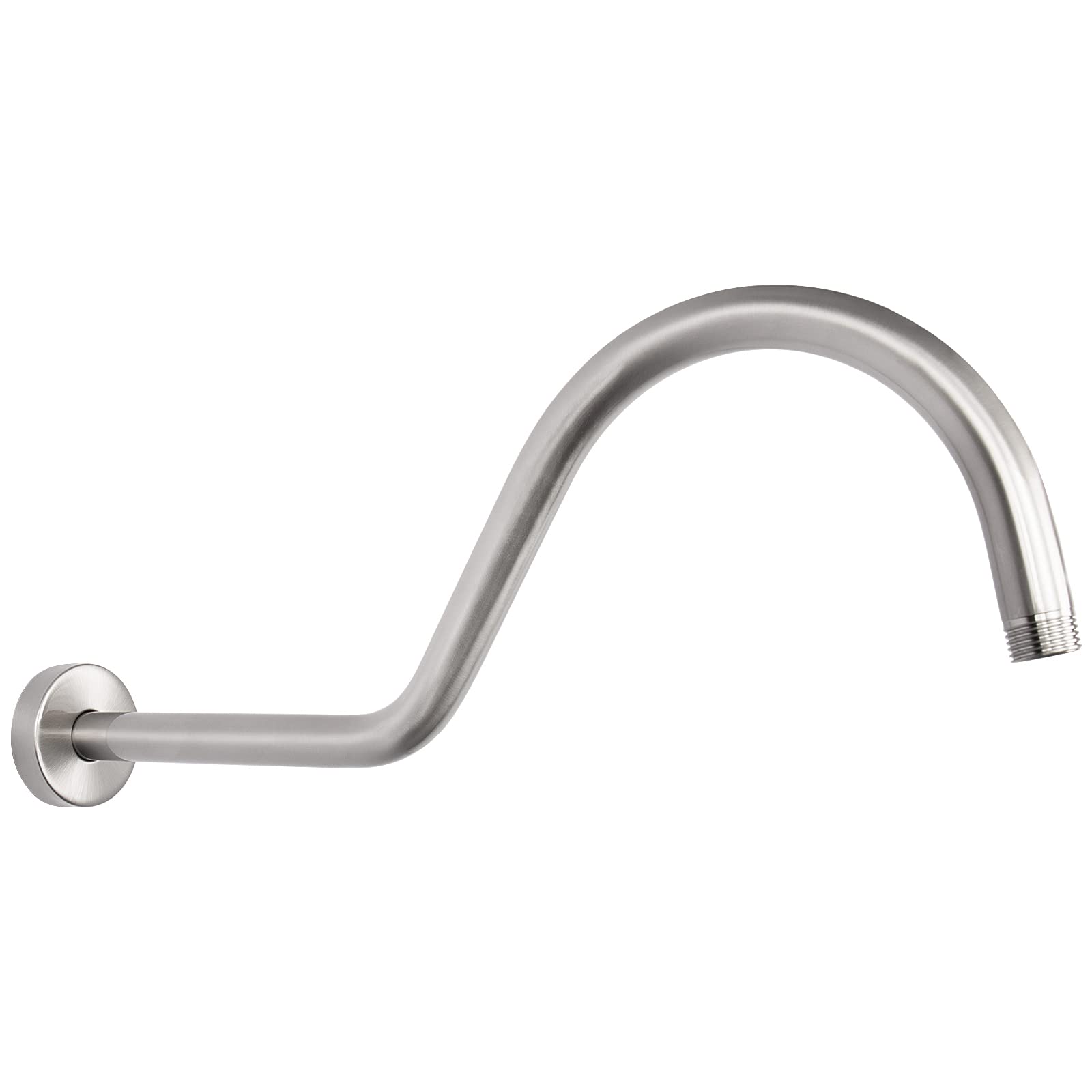 NearMoon brushed nickel 16-inch extension arm extends reach for tall users