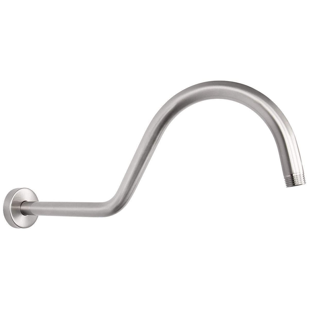 NearMoon brushed nickel 16-inch extension arm extends reach for tall users