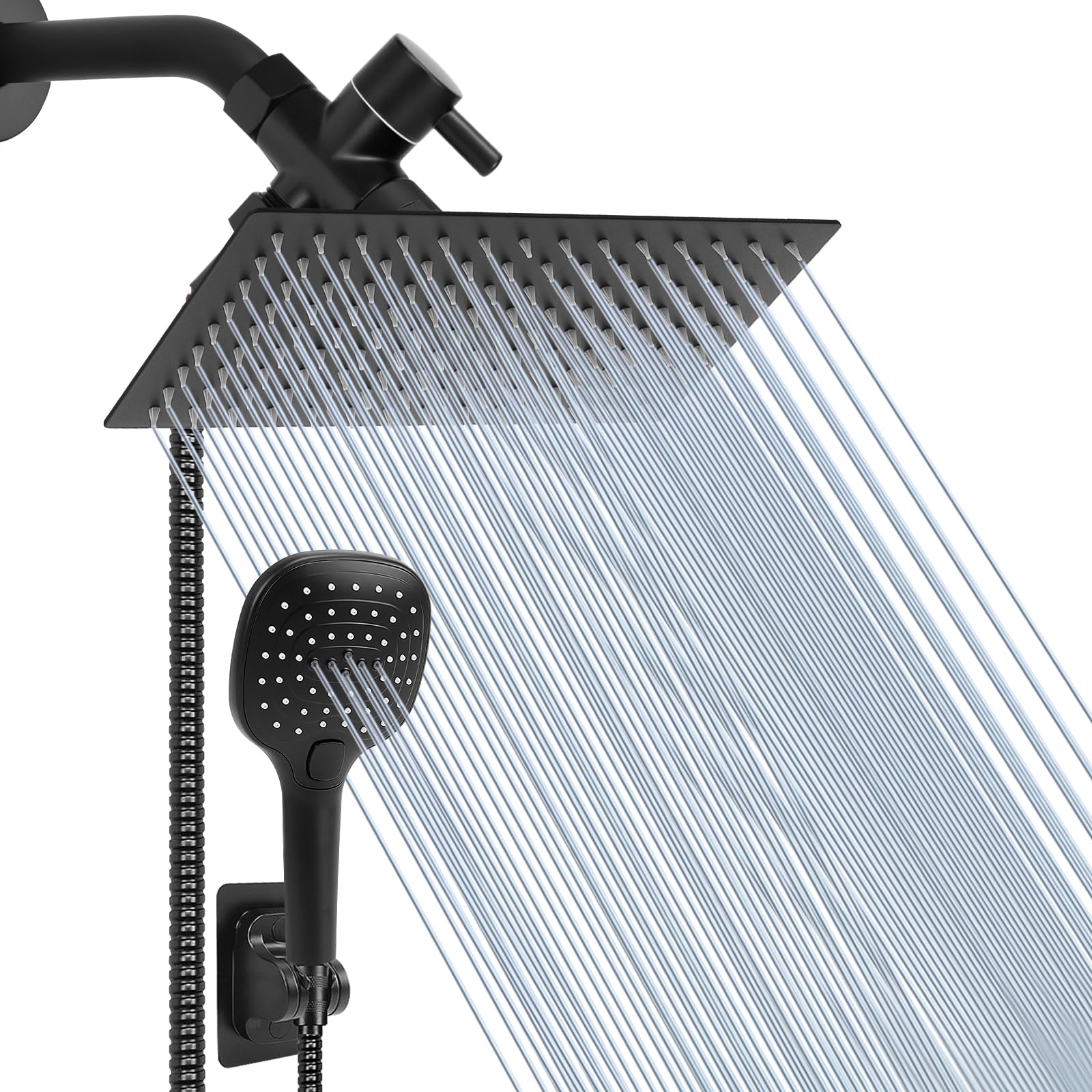NearMoon 12-inch rain shower head delivers wide coverage for a spa-like rinse