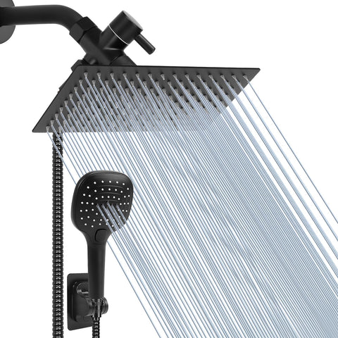 NearMoon 12-inch rain shower head delivers wide coverage for a spa-like rinse