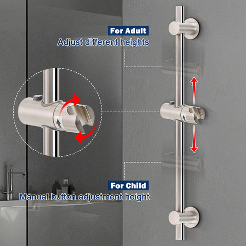NearMoon stainless steel bar resists rust in humid bathrooms for lasting reliability.