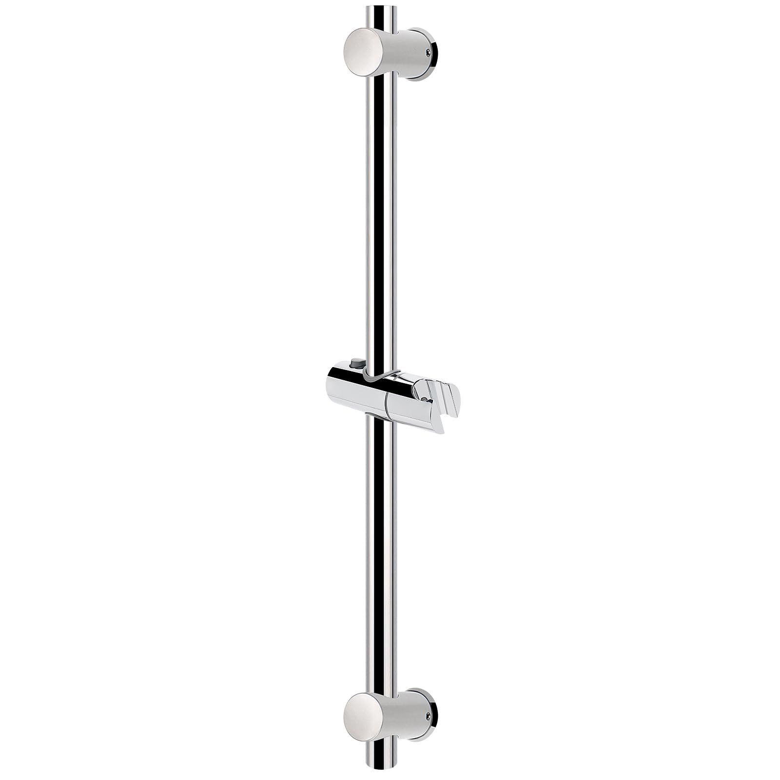 NearMoon shower slide bar mounted on wall with chrome finish for durable installation