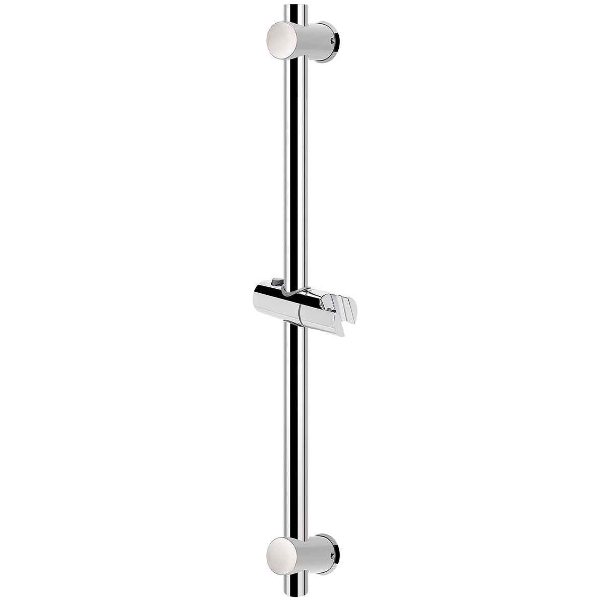 NearMoon shower slide bar mounted on wall with chrome finish for durable installation
