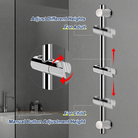 NearMoon 24 inch slide bar offers a wide height range for kids and adults